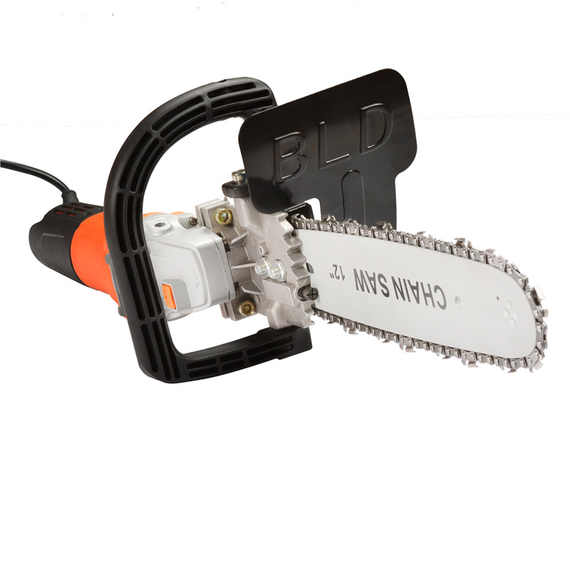11.5/12 Inch Chainsaw Bracket Changed 100 125 150 Electric Angle Grinder M10/M14/M16 Into Chain Saw Woodworking Power Tool Set