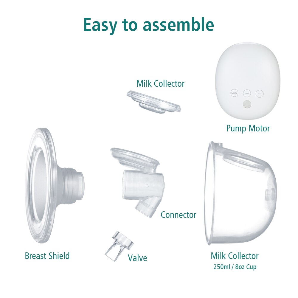 Dubbele Elektrische Borstkolf Baby Accessoires Wearable Stille Onzichtbare Handen Gratis Borst Pompen 3 Modes 16 Niveaus Verstelbare