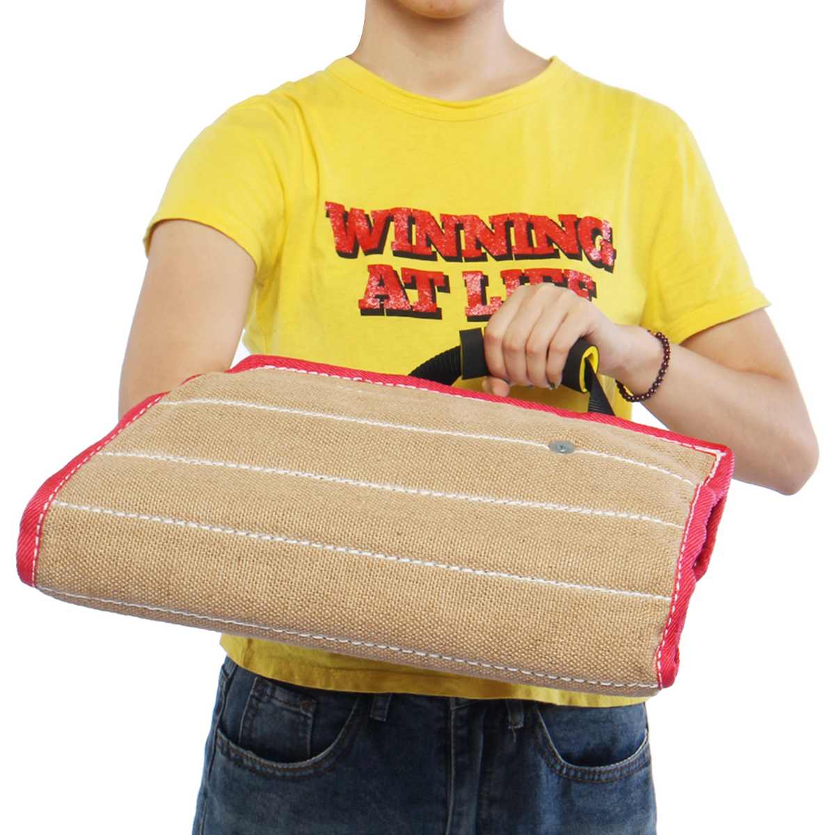 Dog Training Agility Equipment Pet Bite Tug Jute Bite Sleeve For Training Young Malinois German Shepherd Rottweiler