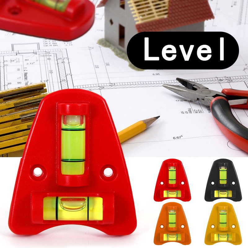 Mini Spirit Level Measurement Instrument Bubble Level 2 Way T Level Bubble Level Bubble For Machines Furniture Tripods Camera
