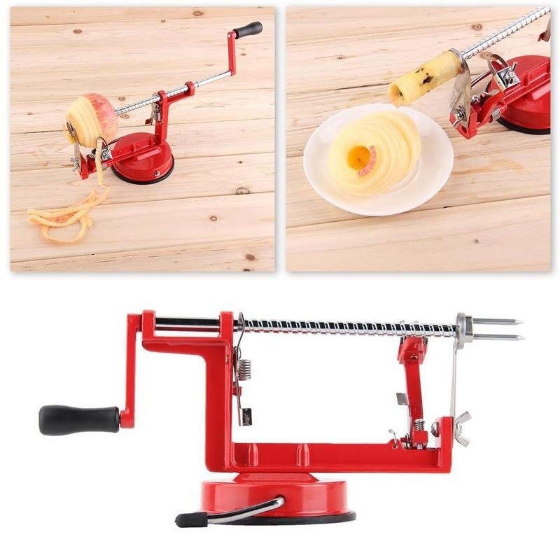 Stainless Steel 3 in 1 Apple Peeler Fruit Peeler Slicing Apple Machine Peeled Machine Tool Fruit V0B1