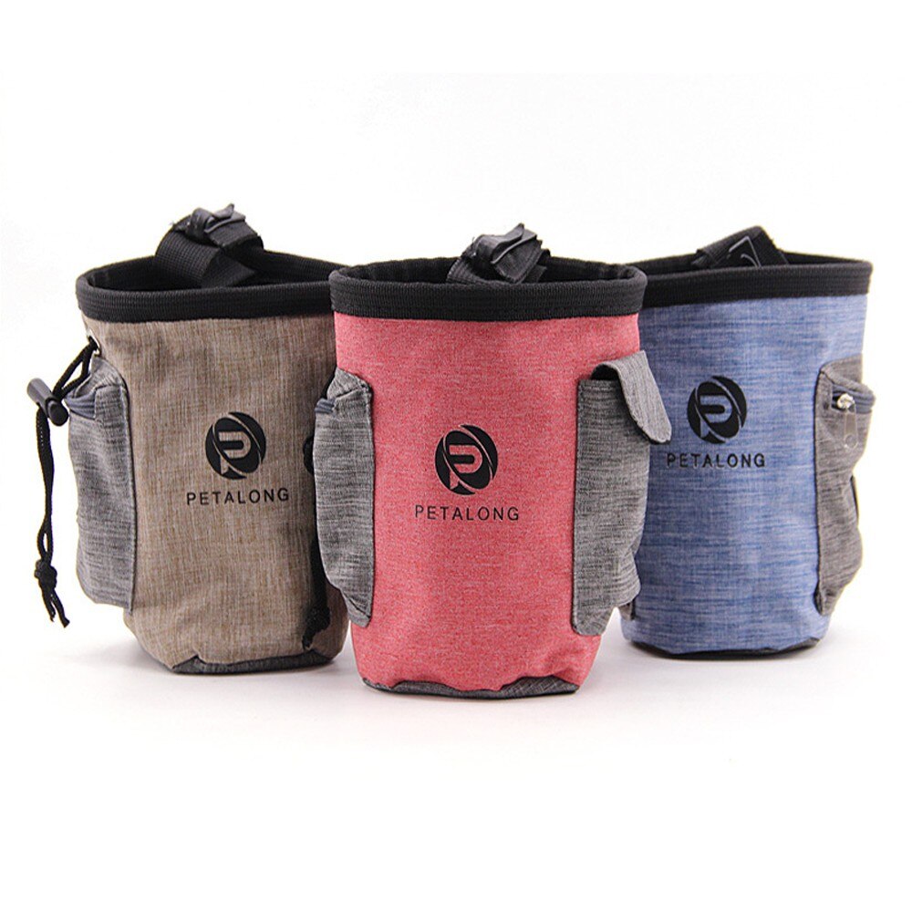 Dog Training Treat Bag Pet Agility Bait Training Bags Reward Waist Bag Detachable Portable Outer Phone Keys Snack Pocket Pounchs