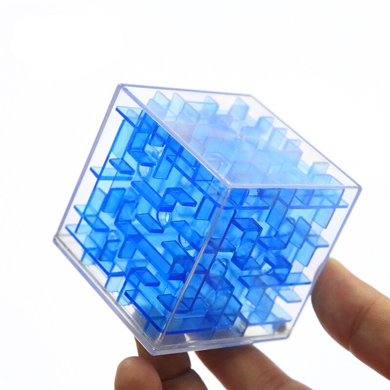 3D Cube Puzzle Maze Toys Balance Hand Game Adult Stress Relief Toys Brain Challenge Education Toys For Children