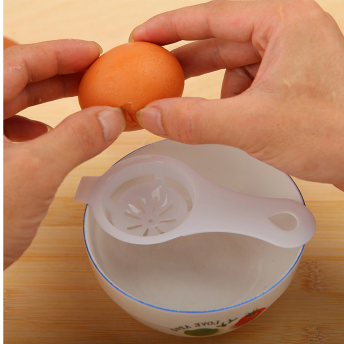 Ei Separator-Weiß Eigelb Separator Küche Spielereien Backen Werkzeuge Entferner Ei Separator Joch Separator Ei Sieb