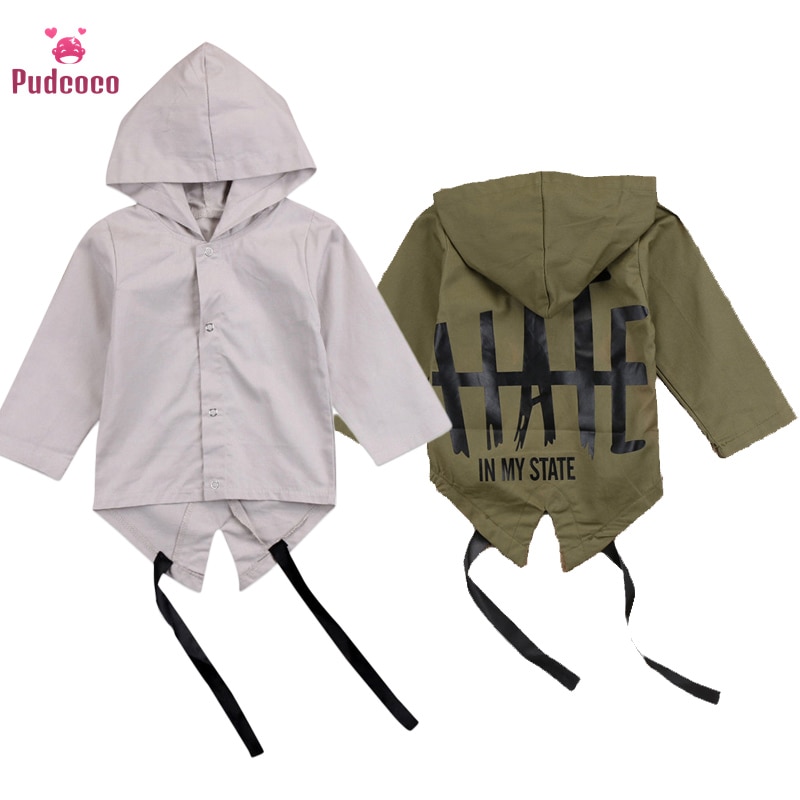 Pudcoco Baby Coat For Boy Fall Autumn Kids Hooded Newborn Jacket Hoodies Coats Outwear Age 0-24M Winter bebek mont abrigo bebe