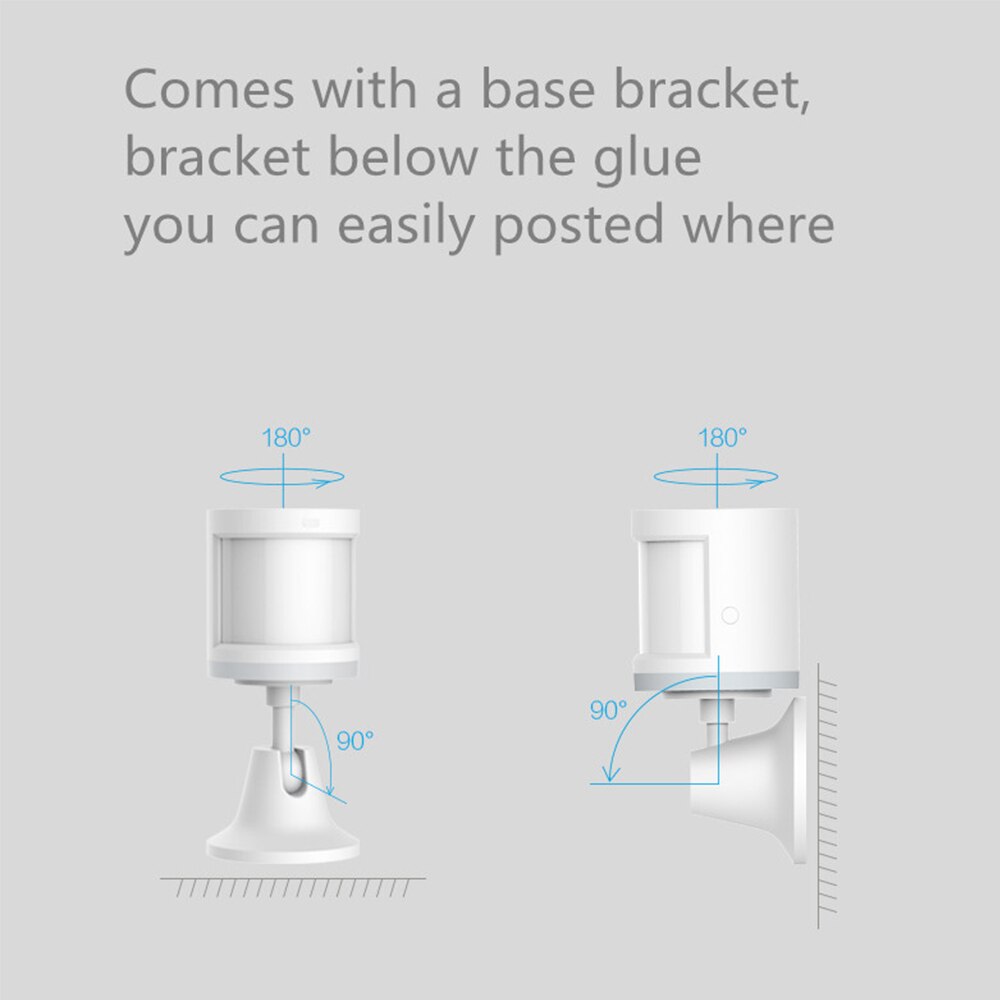 Aqara Human Body Sensor Smart PIR Motion Sensor Body Movement ZigBee WIFI Connection Aqara Sensor Works With Mi Home APP