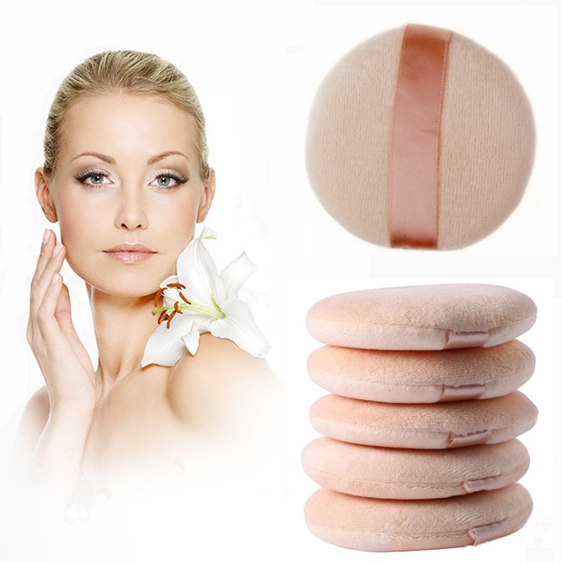 5 stks/pak Soft Facial Schoonheid Spons Poederdons Pads Gezicht Foundation Make-Up Cosmetische Gereedschap