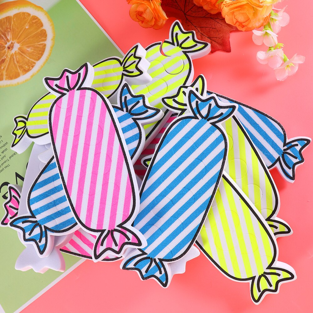 24pcs Toe Separators EVA Foam Candy Shape Soft Finger Toe Divider Spacers for Nail Art Pedicure Manicure