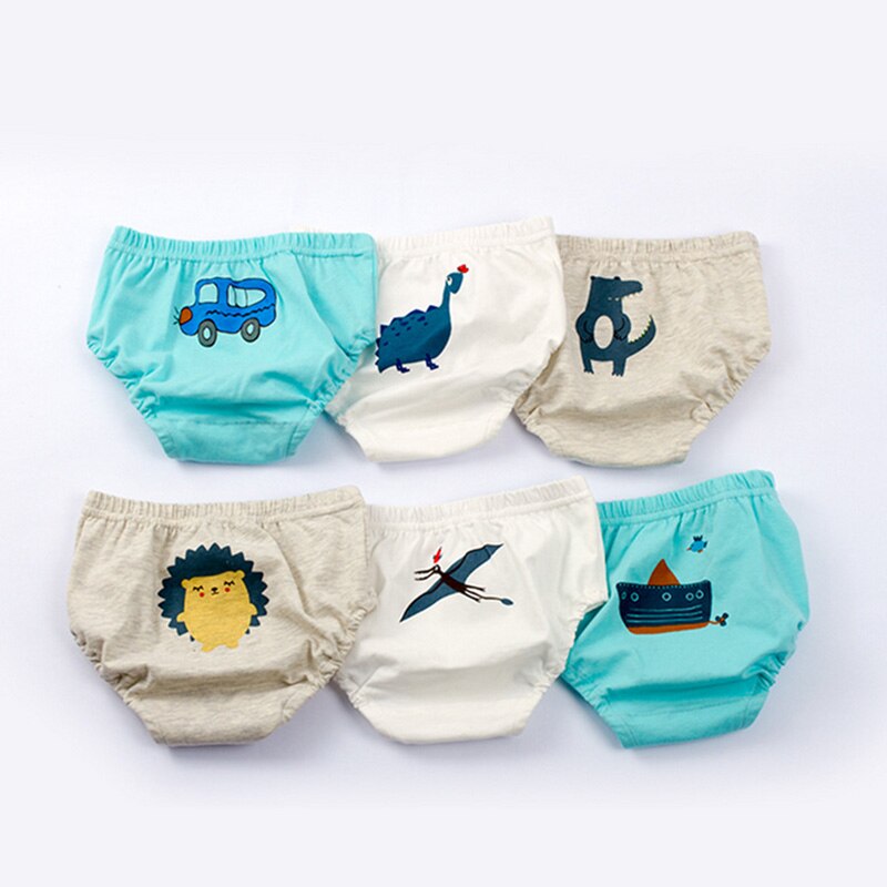 3 Stks/set Leuke Ademend Zuigeling Onderbroek Sets Baby Ondergoed Slips Onderbroek Voor Kinderen Zachte Katoenen Slipje Voor Jongens Meisjes