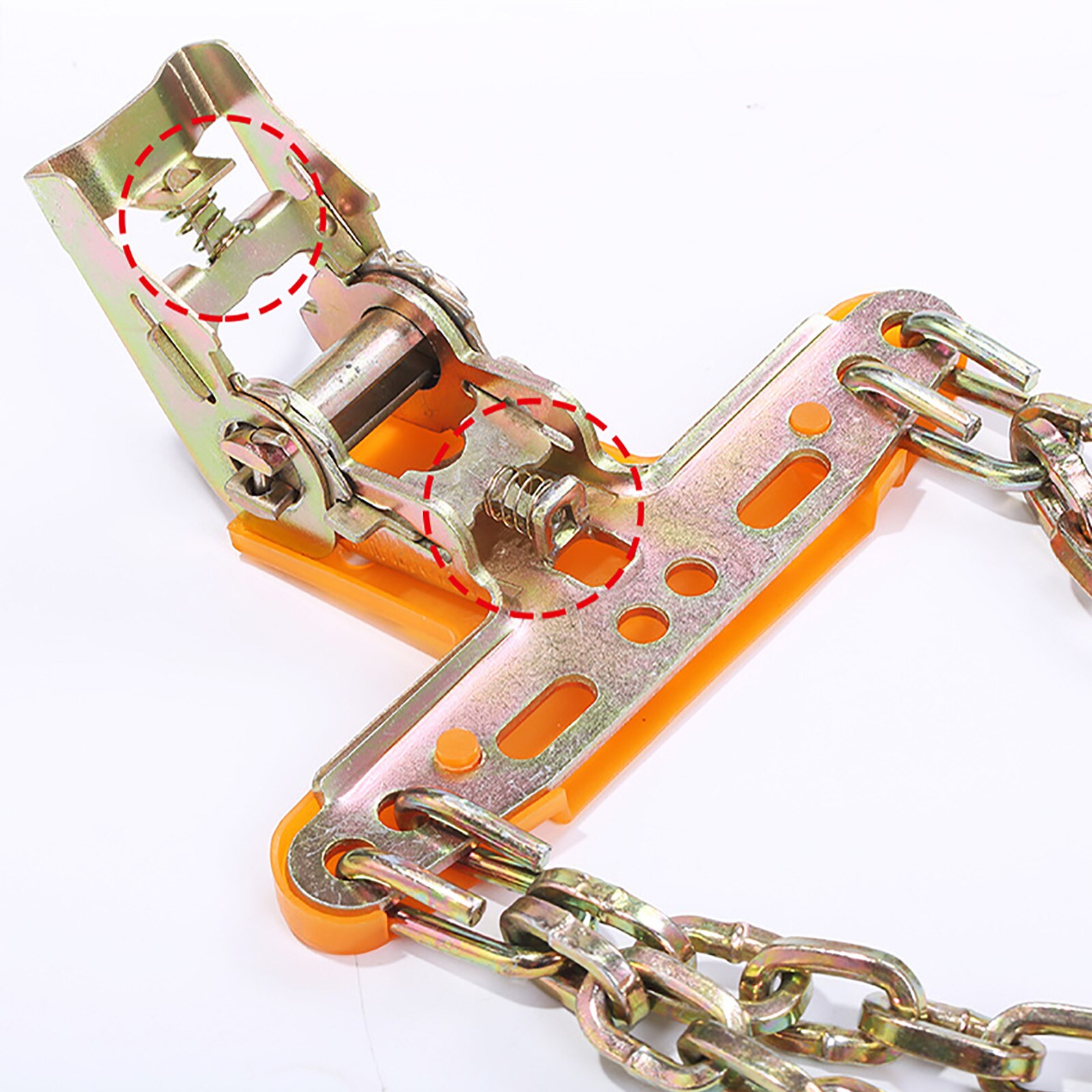 Anti-skid Tire Chain Truck SUV Car Tires Ski-proof Tires Car Snow Chain Universal Car Truck SUV Emergency Relief Manganese Steel