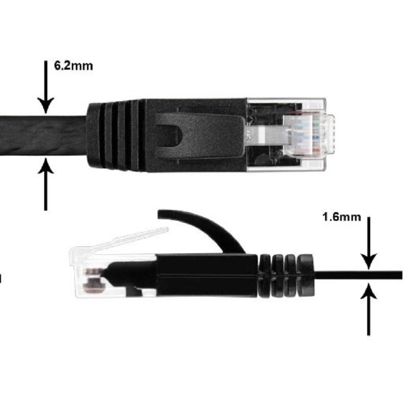 10pack 1.5m 5ft cable CAT6 Flat UTP Ethernet Network Cable RJ45 Patch LAN cable