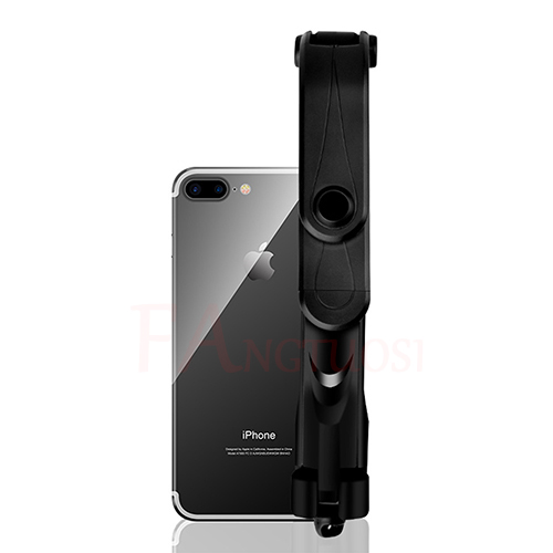 FANGTUOSI Bluetooth Selfie Stock Faltbare Drahtlose Mini Stativ Einbeinstativ Mit Verschluss Entfernteren Geschmack Für Iphone X 8 7 Plus Samsung: Schwarz