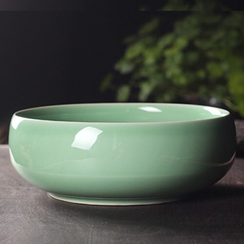 Celadon Tee Washset Keramik Tasse Stift Große Tee Waschen Eis Riss Offene Stück Von Wasser Ceremonia Del Te Haushalts Produkte DH50CX: Stil 6