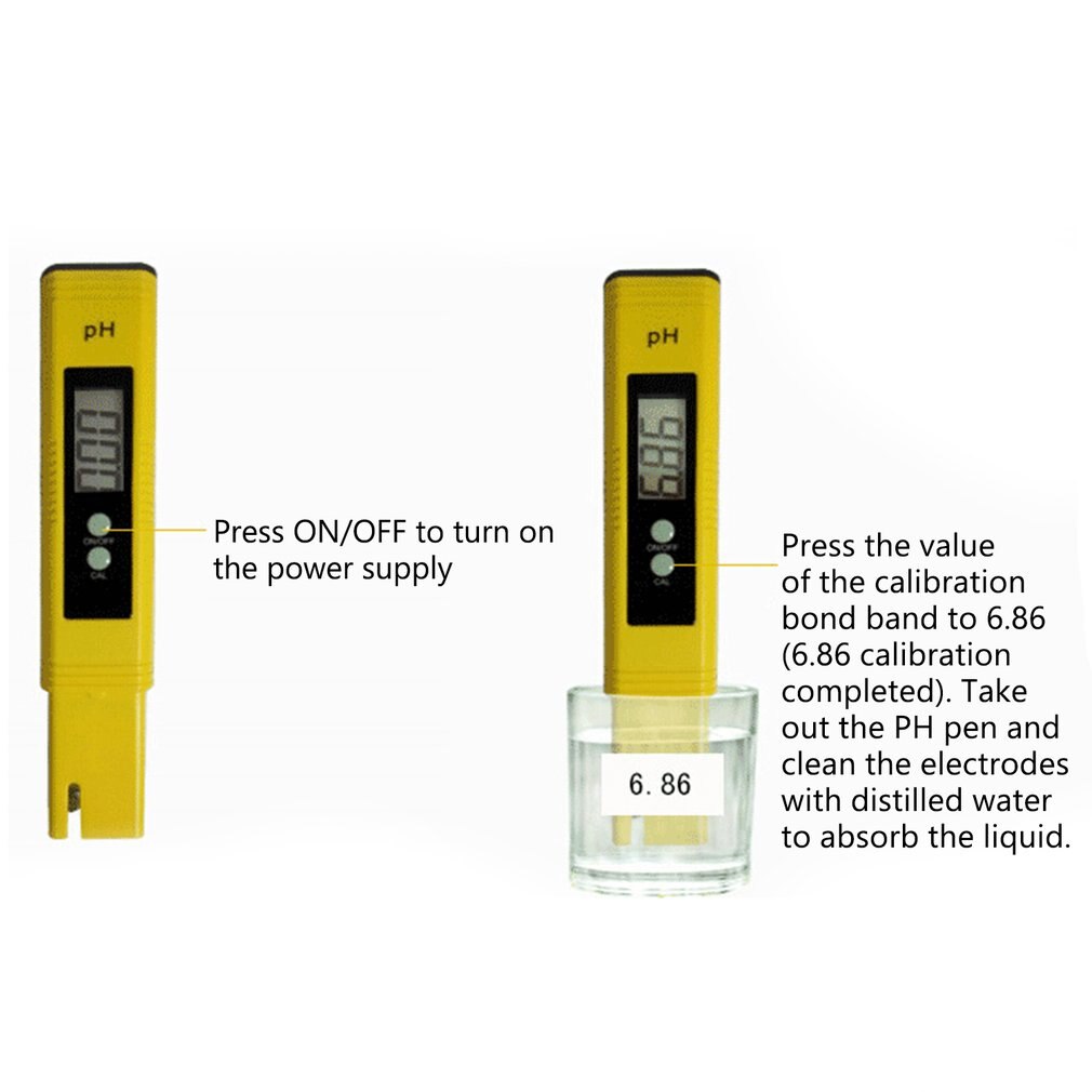 Portable Ph Acidity Meter high precision 0.01 Digital LCD Aquarium Water Acid PH meter Pool Analyzer