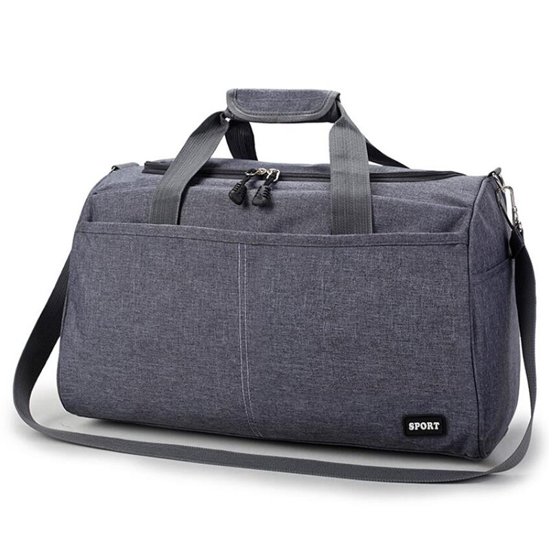 Oxford Cloth Women's Travel Bag Waterproof Men Business Travel Duffle Luggage Packing Handbag Shoulder Storage Bags Tote: gray small