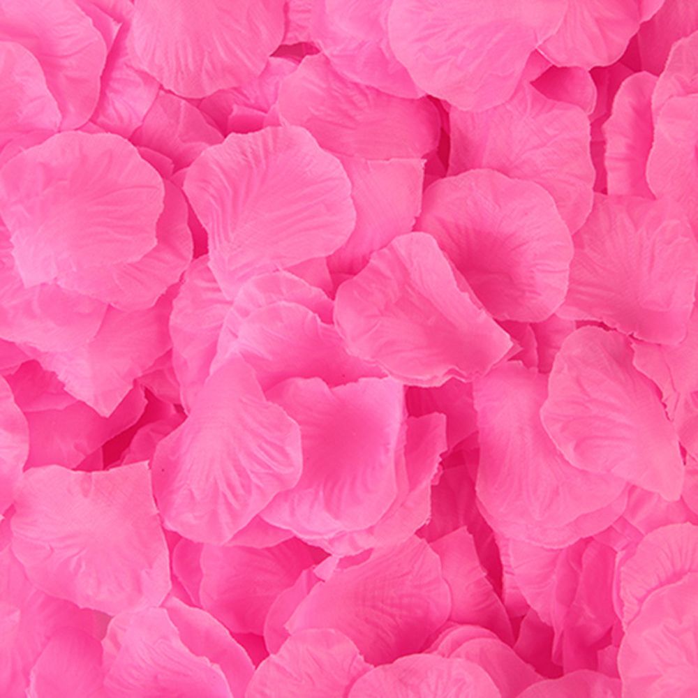 5 Zakken 500 Stuks 5*5 Cm Kunstmatige Rood Roze Wit Rozenblaadjes Zijden Doek Bloemblaadjes Bruiloft Verjaardag partij Decoratie: pink