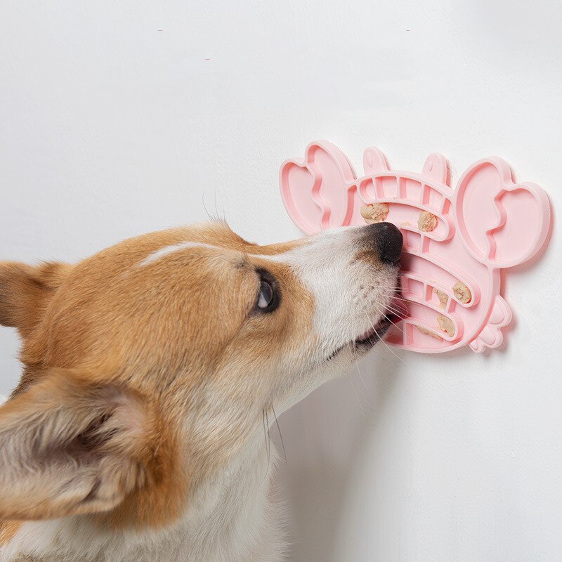Huisdier Likken Pad Langzamer Feeder Pad Katten Hond Licky Mat Voeden Katten Honden Likken Mat Huisdier Baden Afleiding Pads Siliconen dispenser