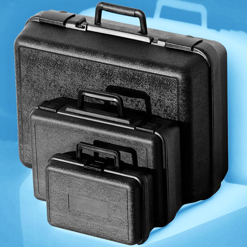 Plastic Tool case toolbox Hardware kit The suitcase The instrument instrument equipment Large black box Super good preferential
