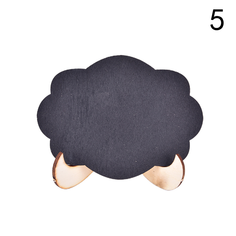Mini pizarra de madera para mensajes, soporte pequeño para tablón de anuncios, , 6 estilos