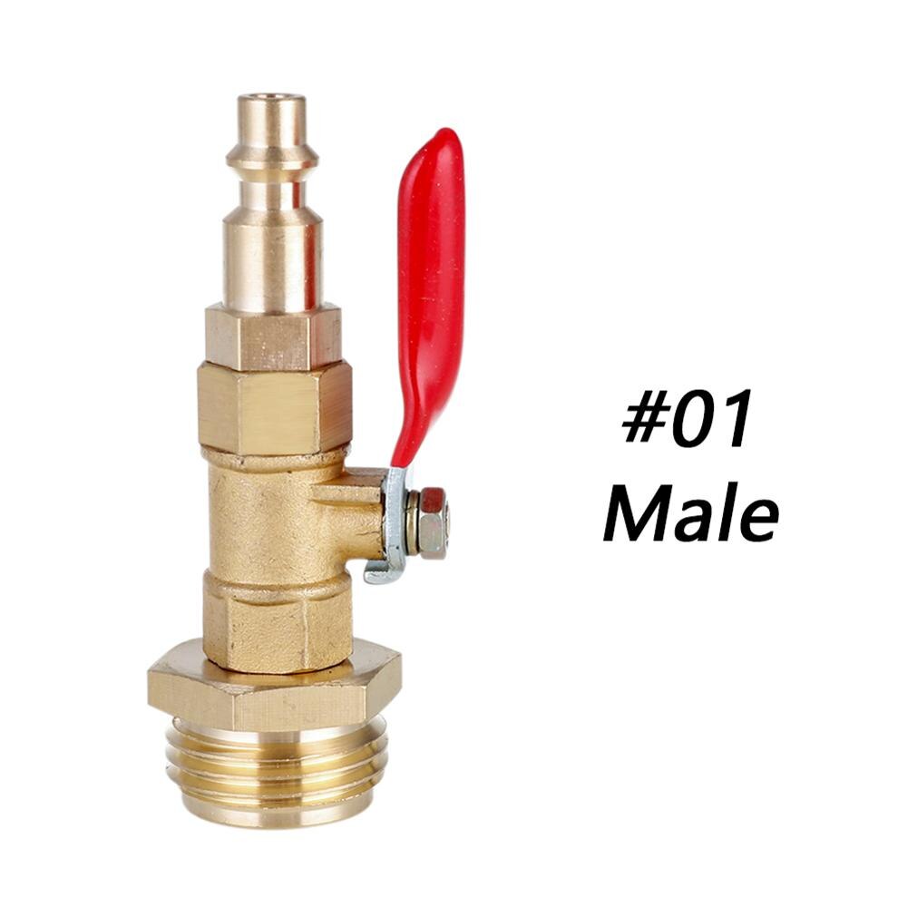 Winterklaar Quick Adapter Blowout Adapter Met 1/4 "Mannelijke Quick Plug & 3/4" Vrouwelijke Tuinslang Threading: Male