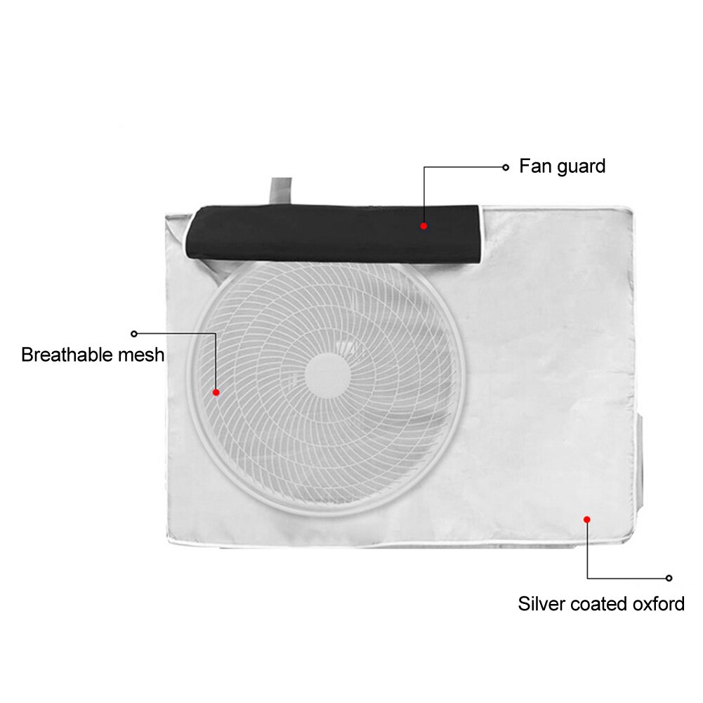 Outdoor Airconditioner Cover Wassen Anti-stof Waterdicht Zonneplek Oxford Doek Airconditioner Protectors Schoonmaken Cover