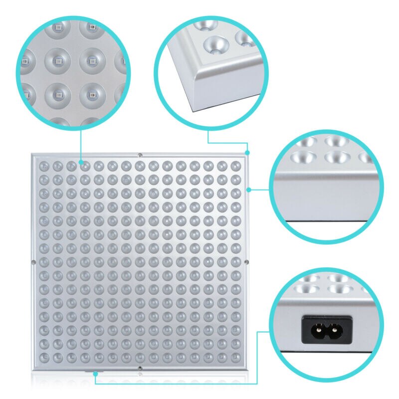 Garden Supplies 144 LED Grow Light Panel Lamp Full Spectrum Hydroponic Veg Plant Flower Growing