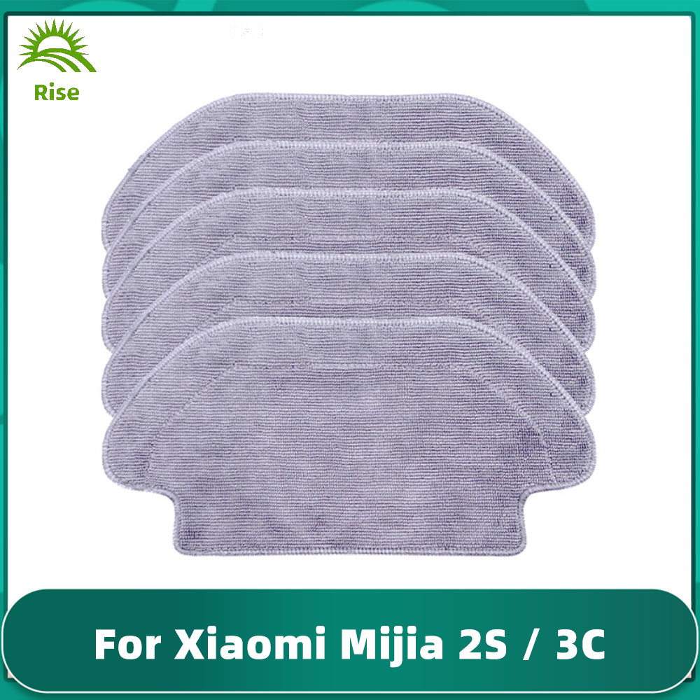 Convient pour Xiaomi Mijia 2S XMSTJQR2S / 3C / Viomi V2 PRO V3 SE / Mi Robot aspirateur-vadrouille Pro STYTJ02YM brosse latérale principale filtre Hepa vadrouille: plum