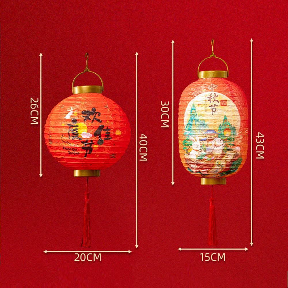 Chinese Style Chinese Style Lantern Cute Rabbit Traditional Festival Festival Antique Lantern Hanging Good Luck