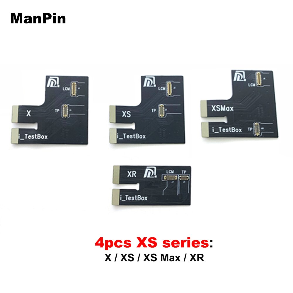 Flex Cable For iPhone 12 Pro MAX Mini 11 XS X 8 7 6S Plus DL S200 LCD Screen Tester Ambient Light Sensor True Tone 3D Touch: XS set