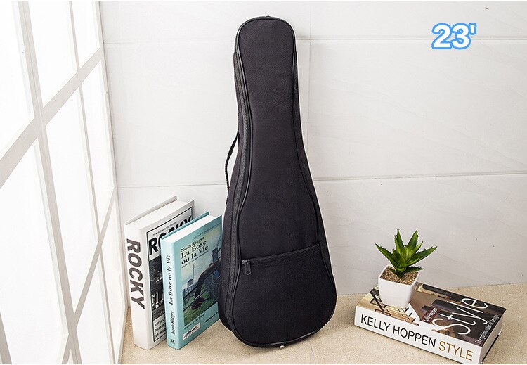 Ukulele Bag 21/23/26 Inch Portable Waterproof Musical Instrument Single Shoulder Bag Soprano Guitar CaseTas Guitar Carry Case: For 23inch