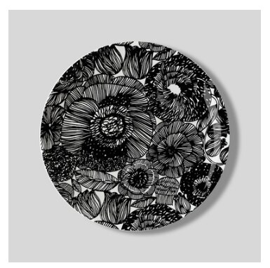 Plato colgante de ciervo, Plato decorativo de cerámica para comedor, mural de pared de habitación, sala de estar artesanal para decoración, placa de porcelana personalizada: G8inches