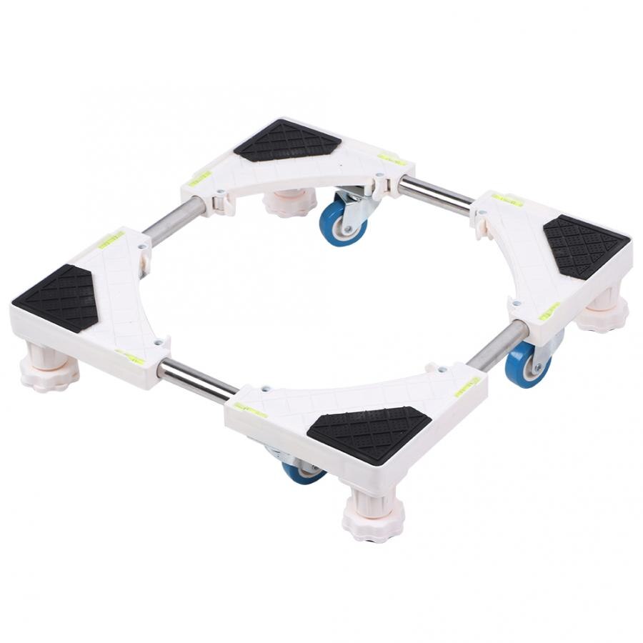 4 Feet with 4 Universal Wheels Washing Machine Base Stand Holder for Automatic Washing Machine Tool