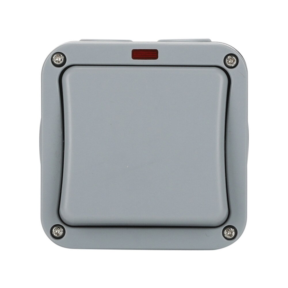 IP65 Switch Windproof Waterproof Single And Double Channel Waterproof Switch For Kitchen, Bathroom, Swimming Pool Switch: A