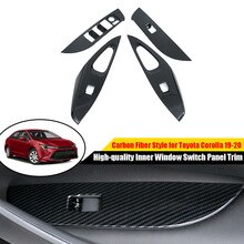 Accessoires Cover Versieringen Decoratie Fit Voor Toyota Corolla Koolstofvezel
