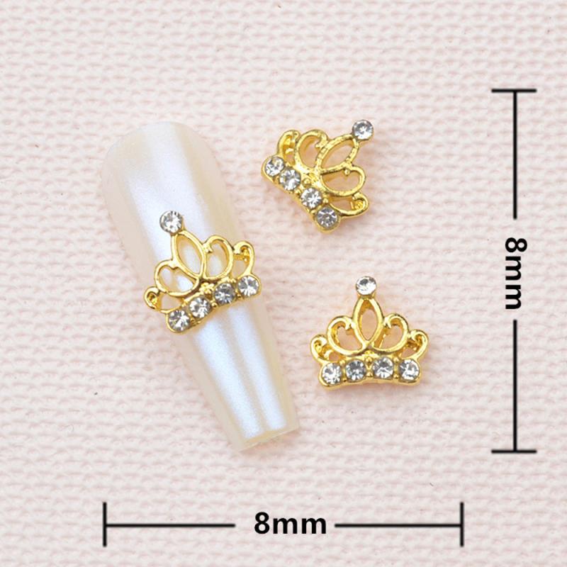 10 Stück Mini 4*5mm Kristall Schmetterling Nagel Kunst Reize 3D Diamant Schmuck Teile Rosa Klar Metall Manikübetreffend Dekoration Strass Edelsteine: dunkel Grau