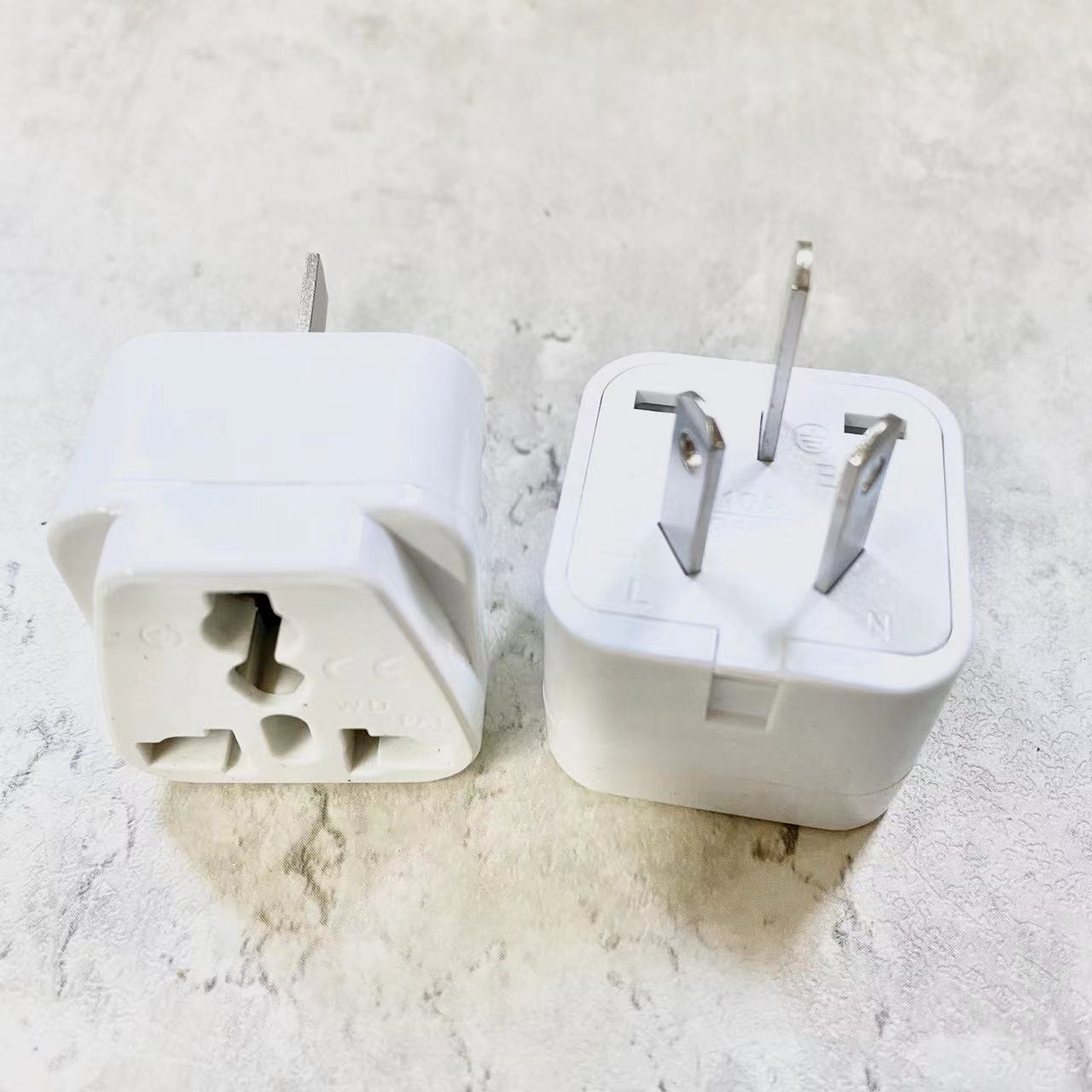 Australia Zealand China Power Plug Adapter,AU Travel Adapter USA Grounded Outlet Universal Socket-Type IN- Argentina