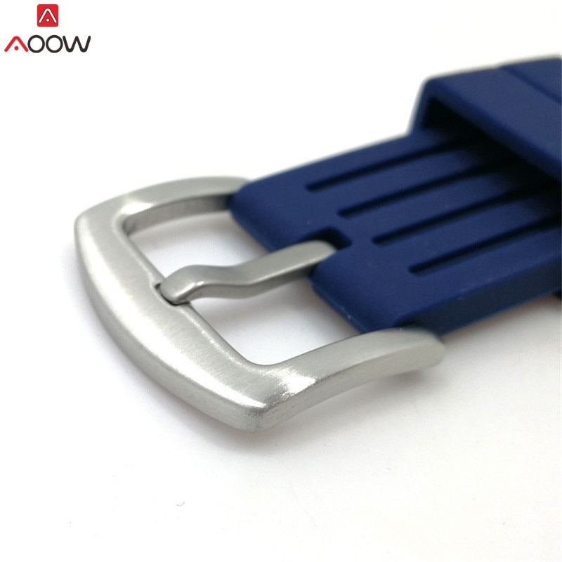 Aoow generieke horlogeband siliconen rubberen horlogeband banden 20mm 22mm 24mm waterdichte horlogeband riem accessoires
