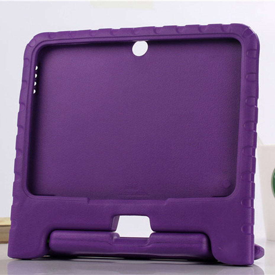 Funda de silicona para tableta Samsung Galaxy Tab 3, 10,1, P5200, P5210, de cuerpo completo, segura, para niños, T530, T531, T535: Morado