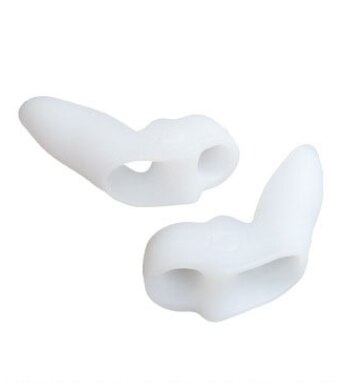 soin orthopédique des pieds, 2 pièces = 1 paire, attelle spéciale, protection du pouce en Gel de Silicone, séparateur d'orteils, redresseur, outils de soins: white