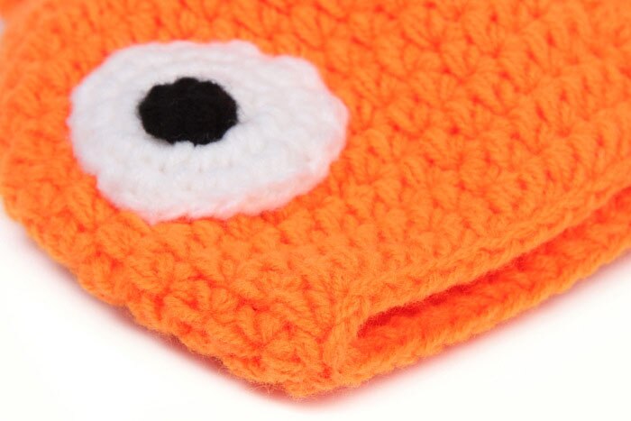 Accesorios de ganchillo para bebé, accesorios de ganchillo para foto, gorro tejido para bebés, sombrero de Animal de bebé, gorrito de conejo para fotografía, accesorios para MZS-14098