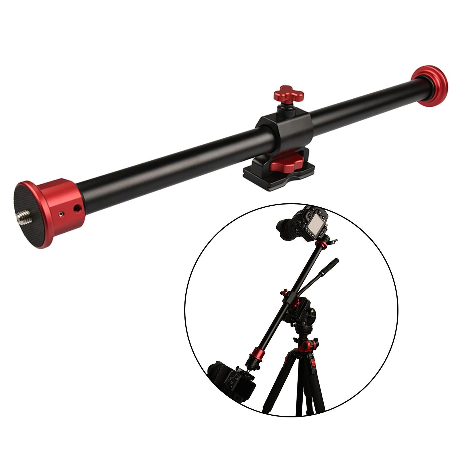 20 inch Horizontal Tripod Arm, Camera Tripod Boom Arm Extension Arm with 3/8-inch Screw for Studio Photography