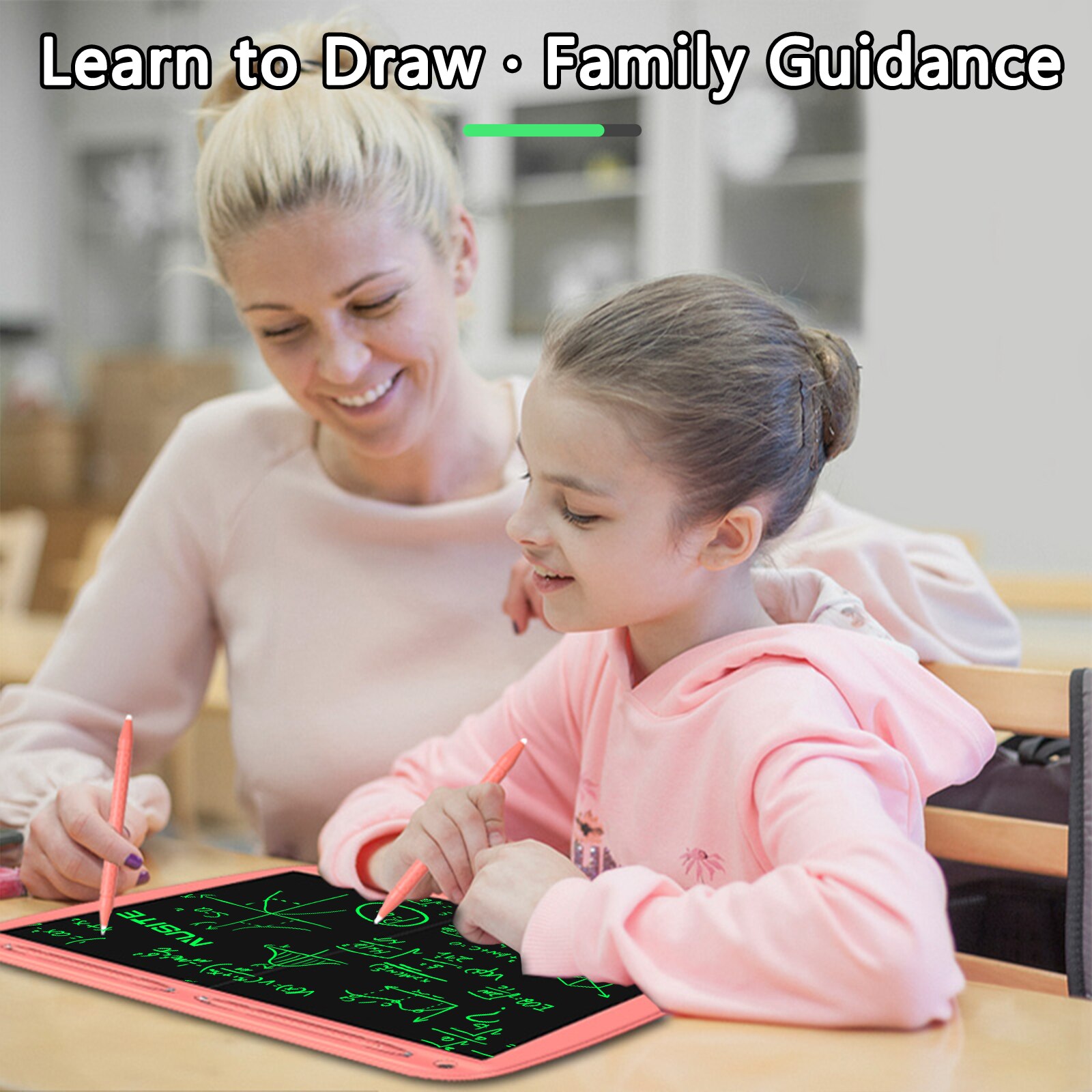 15 Inch Digital Drawing Tablet USB Rechargeable LCD Writing Tablet Reusable Electronic Graphics Board Children&#39;s Handwriting Pad