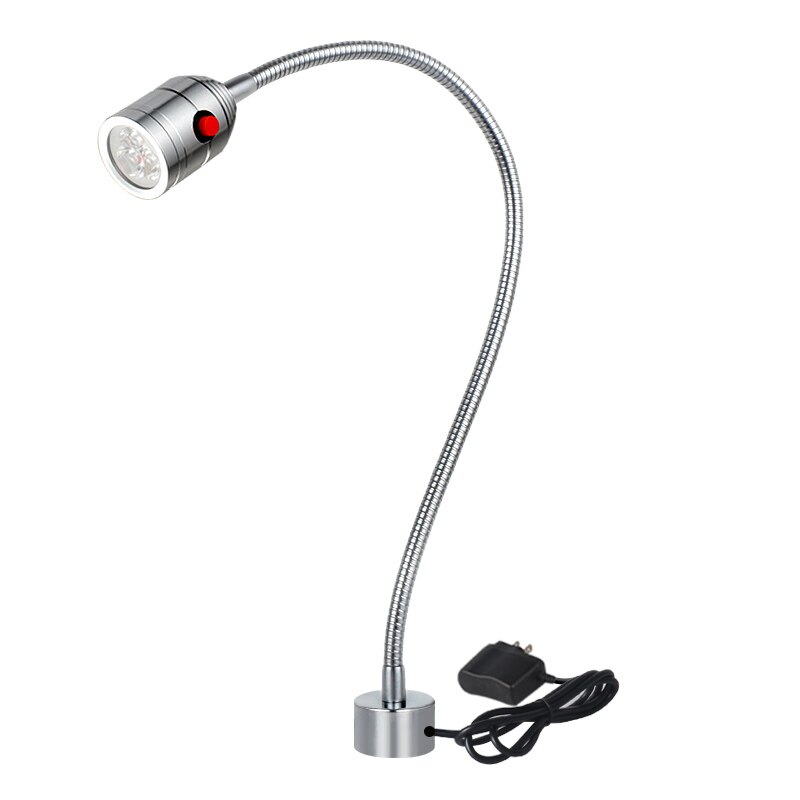 24V 220V LED CNC Machine Light Long Arm Hose Household Micro-machine Tool Work Light Gooseneck Lamp