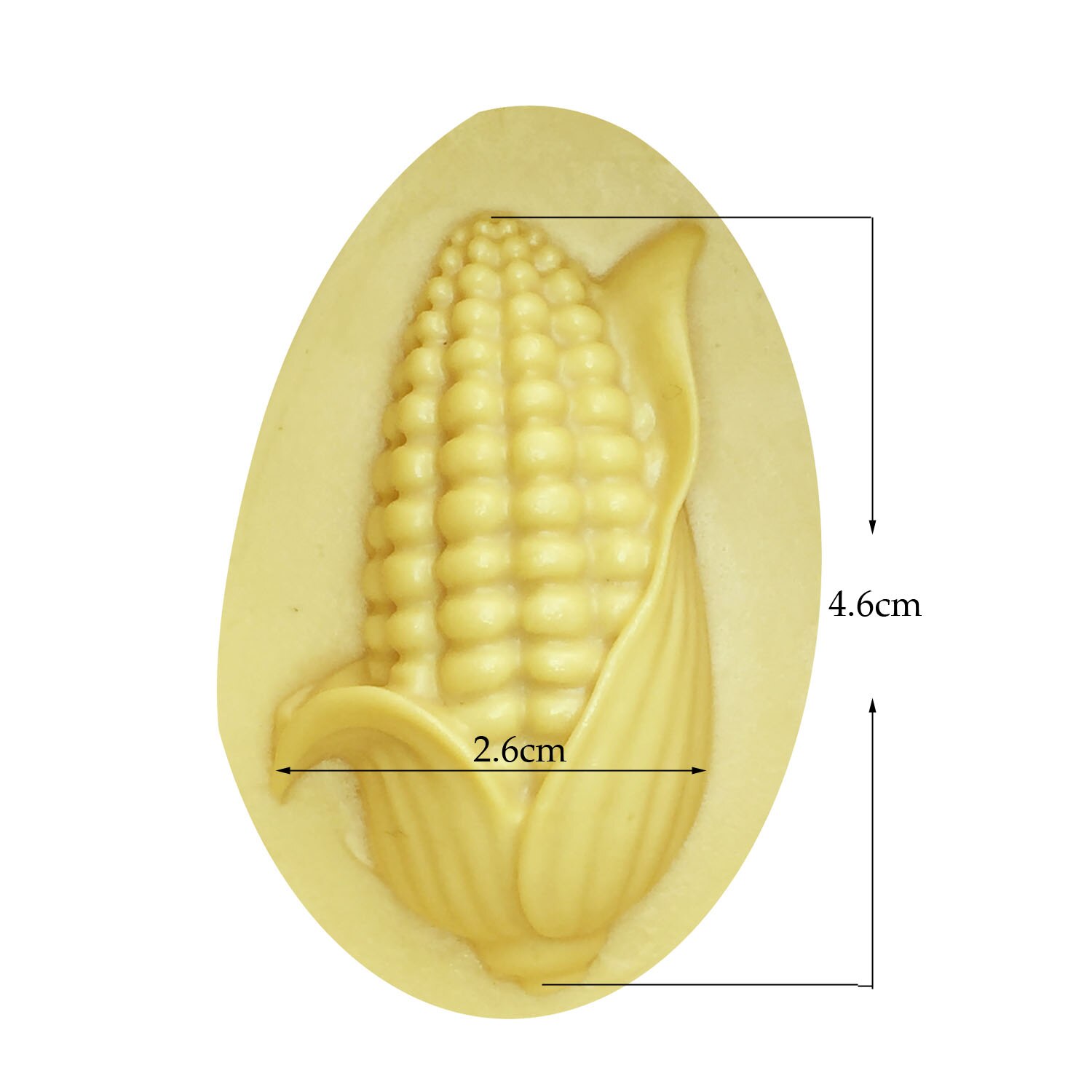 M0717 Vegetable Corn Mold cake decorating tools moule silicone Sweets Polymer Clay Mold
