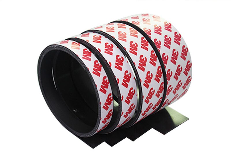 2 meter zelfklevende flexibele magneetstrip 3 m rubberen magneetband breedte 10mm 15mm 20mm 30mm dikte 1mm
