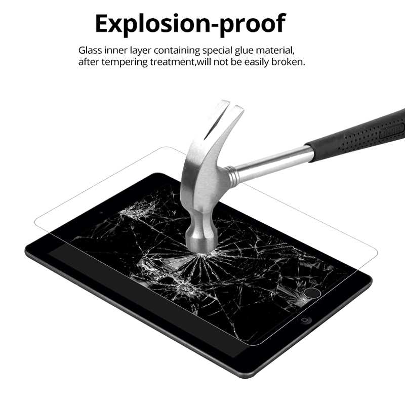 9D Tempered Glass For iPad Pro 12.9 Screen Protector Front Film