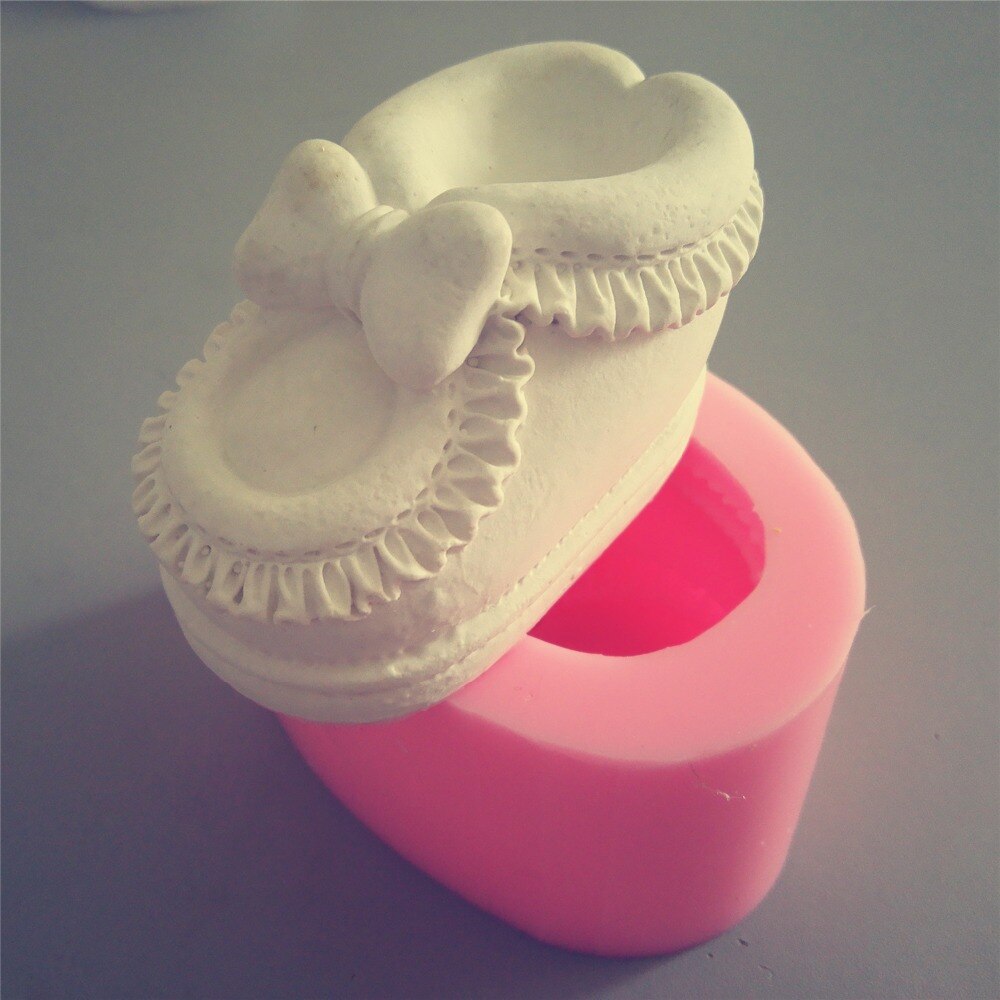Moldes para jabón con de zapatos en 3D, moldes para Chocolate y azúcar, de silicona para manualidades de jabón, vela perfumada, molde de fusión de cera, moldes de resina