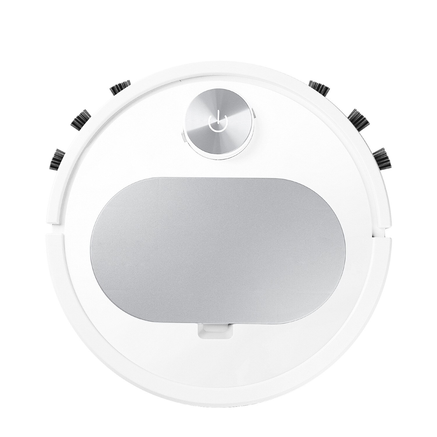 ES350 Robot Vacuum Cleaner intelligent touch vacuum cleaner Sweeping with APP Remote Control Sweep and Wet Mopping Cleaner: Silver