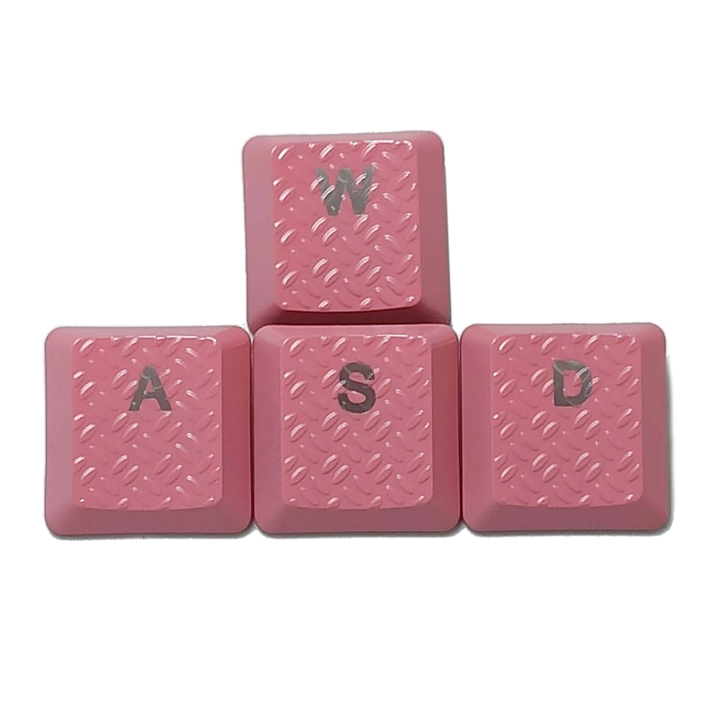 4pcs Gaming Keycaps Durable ABS Keycap OEM Profile Non-slip Cover Translucent Key for logitech G913 G915 G813 G815: A-PK