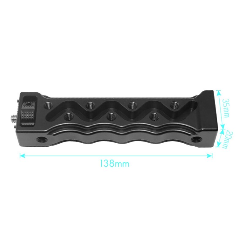 Mango de agarre para ZHIYUN Weebill S, extensión de zapata fría, montaje de Monitor para Weebill S, accesorios de vídeo de mano